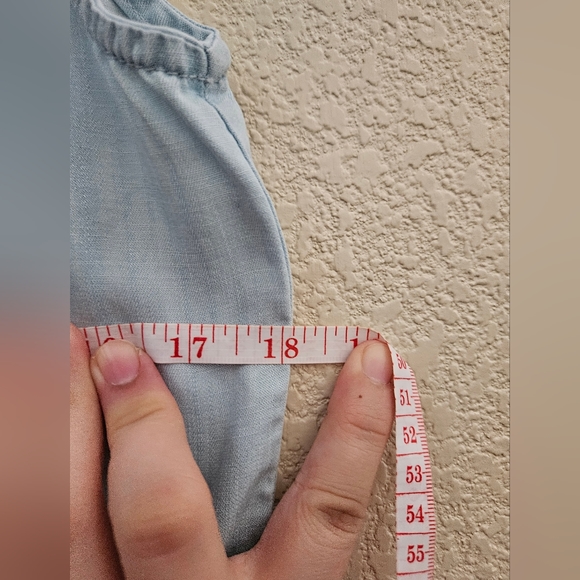 Jeans Dress Sleeveless Size 10 - Picture 4 of 6